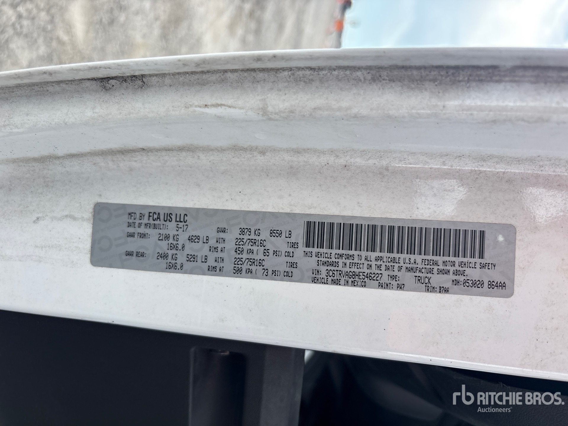 2017 Ram PROMASTER 1500