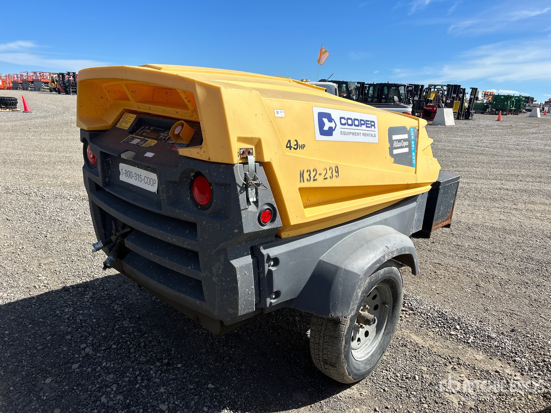 2018 Atlas Copco XAS185 KD7 PE T