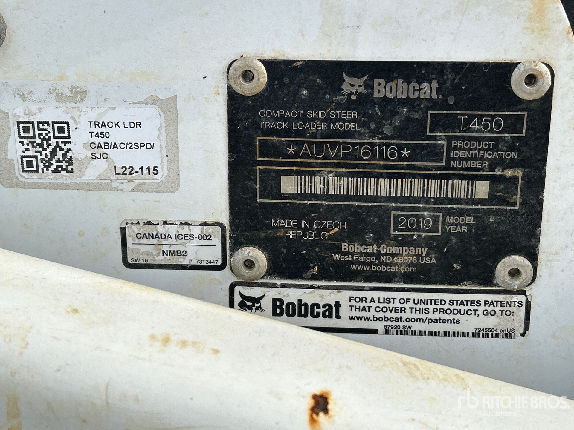 2019 Bobcat T450