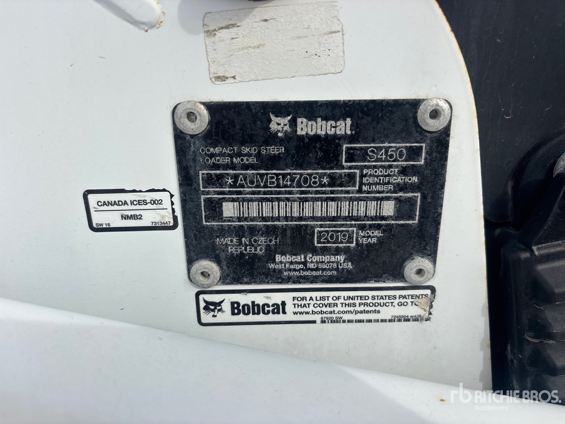 2019 Bobcat S450