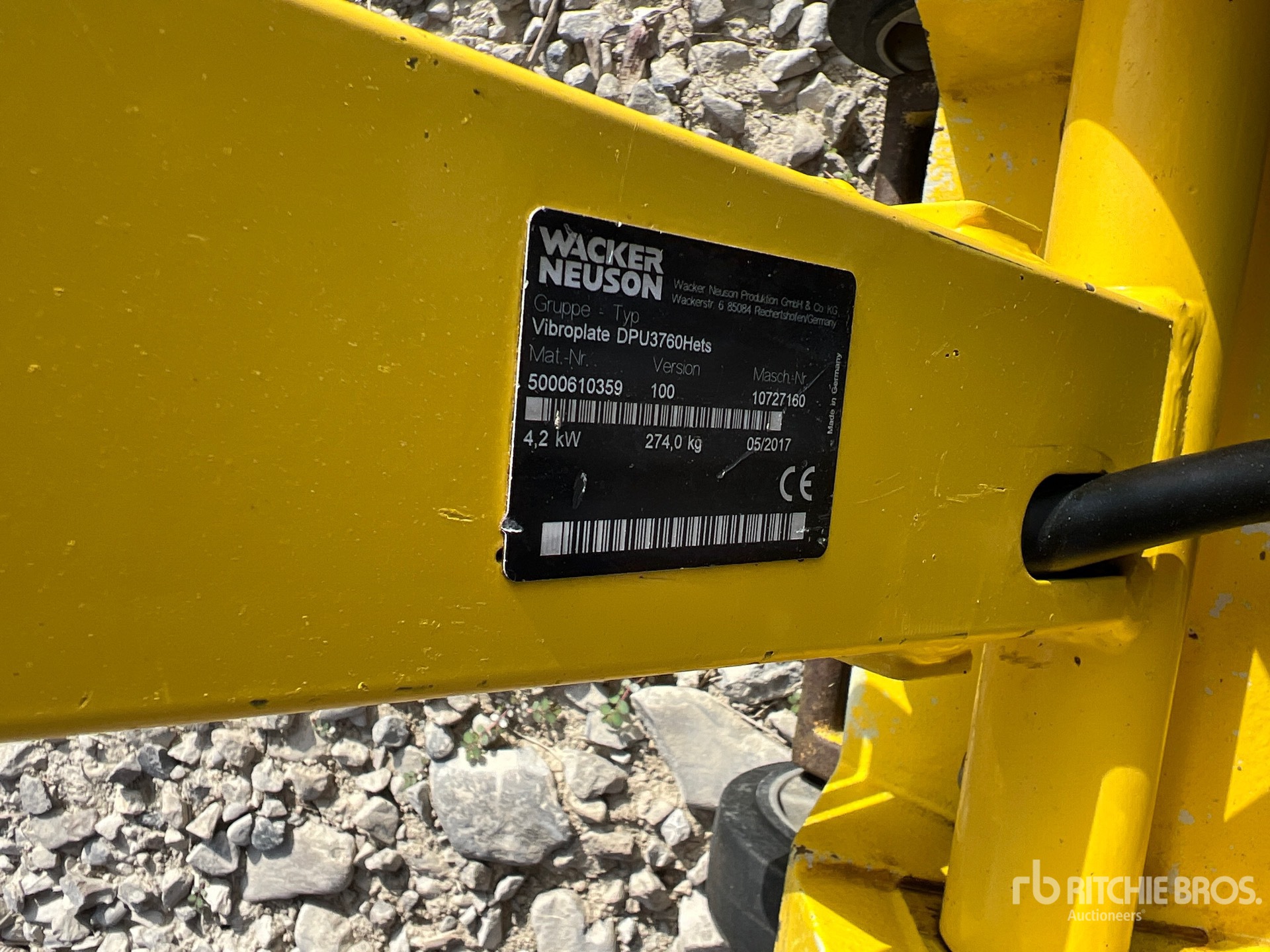 2017 Wacker Neuson DPU 3760HETS