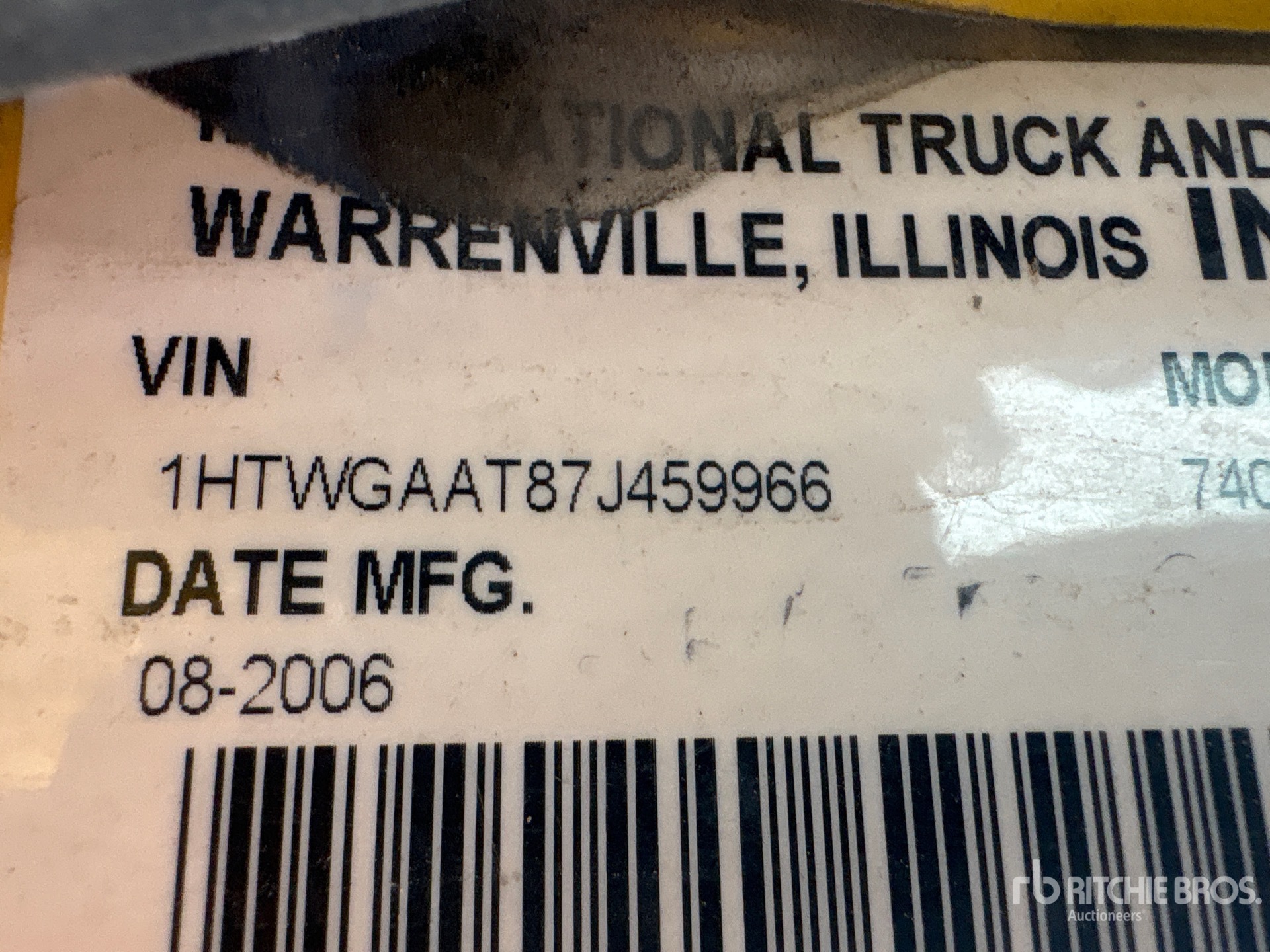 2007 International WORKSTAR 7400