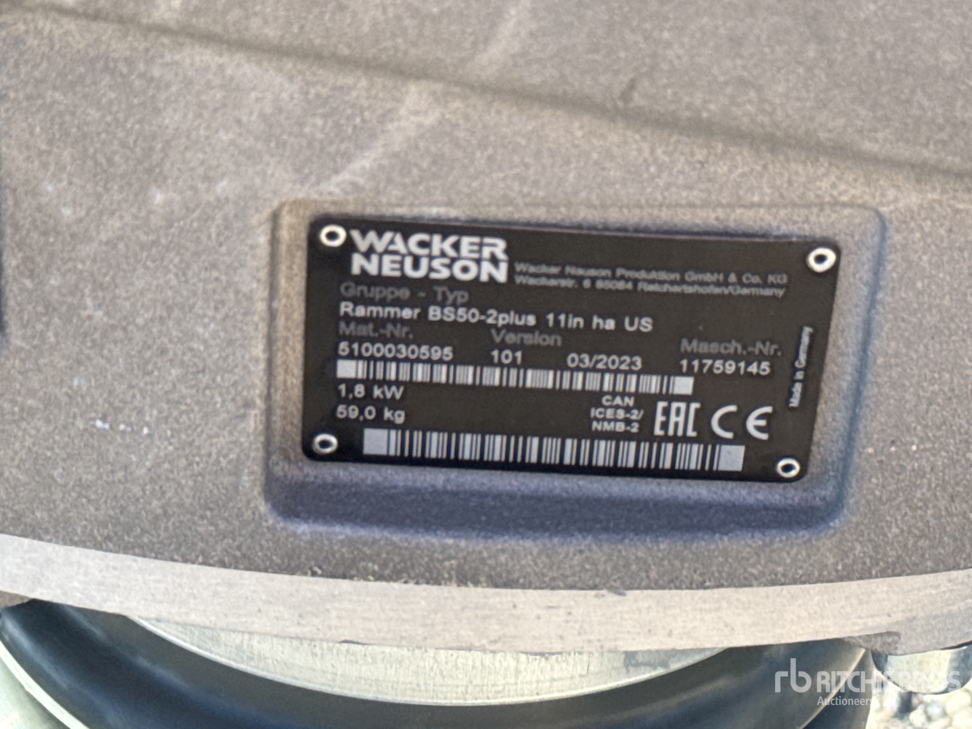 2023 Wacker Neuson BS50-2PLUS