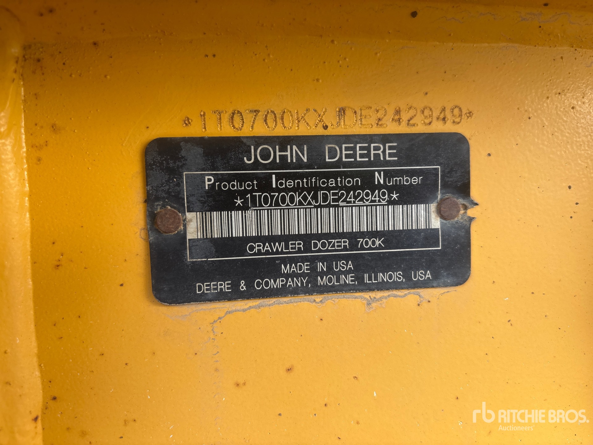 2013 John Deere 700K