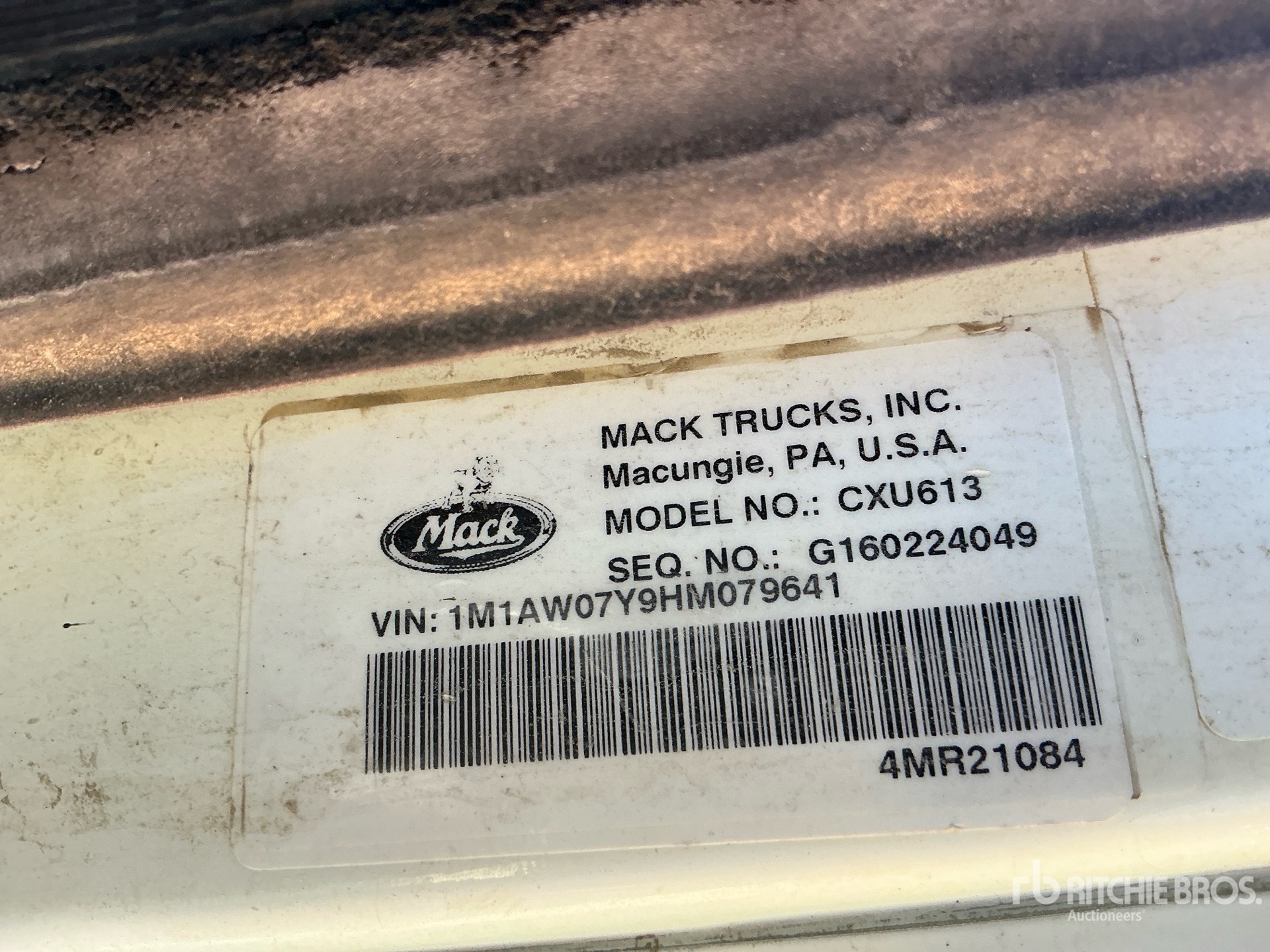2017 Mack CXU613