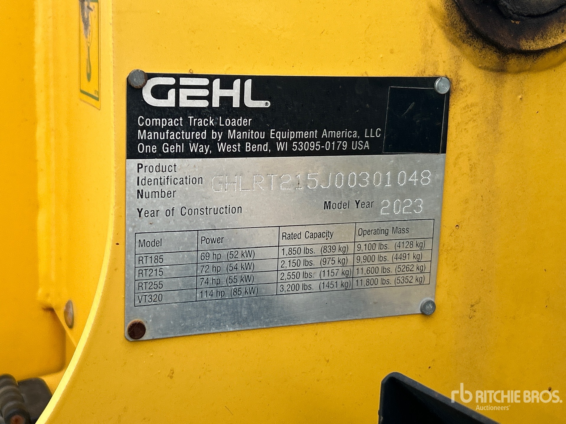 2023 Gehl RT215