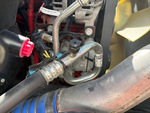 Engine with A/C Compressor