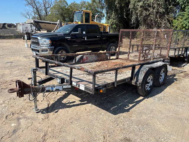 2013 Texas Bragg 12 ft T/A Utility Trailer