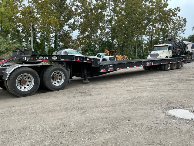 2016 Talbert 5053TA 50 ton 52 ft Tri/A Sliding Axle Trailer