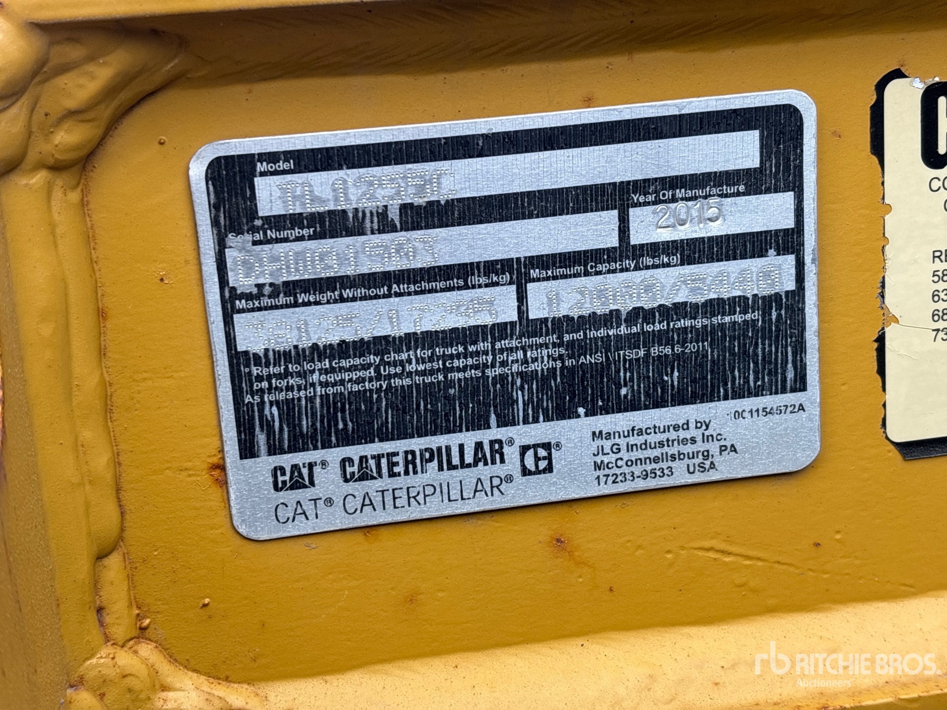 2015 Caterpillar TL1255C