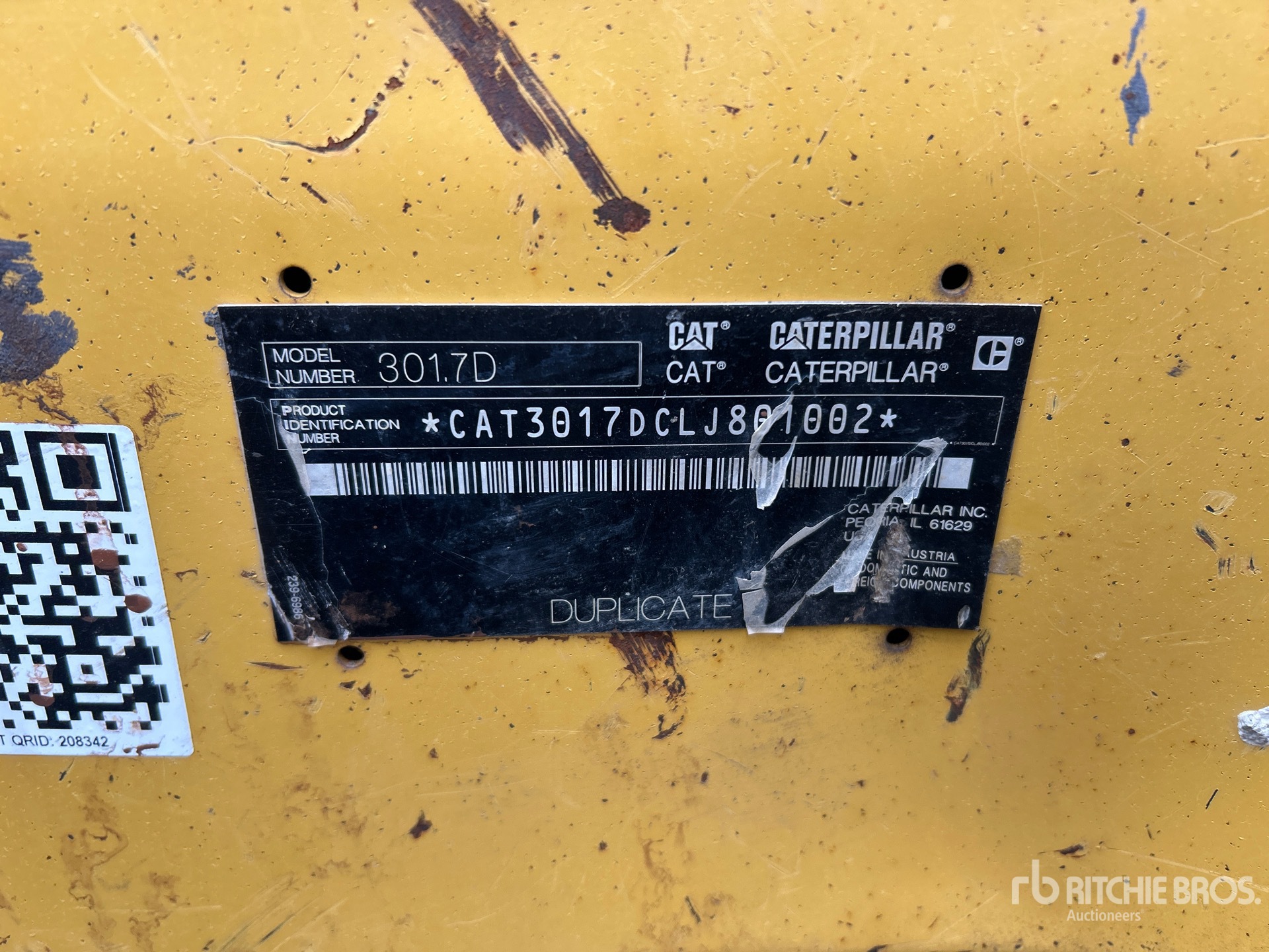 2017 Caterpillar 301.7D CR