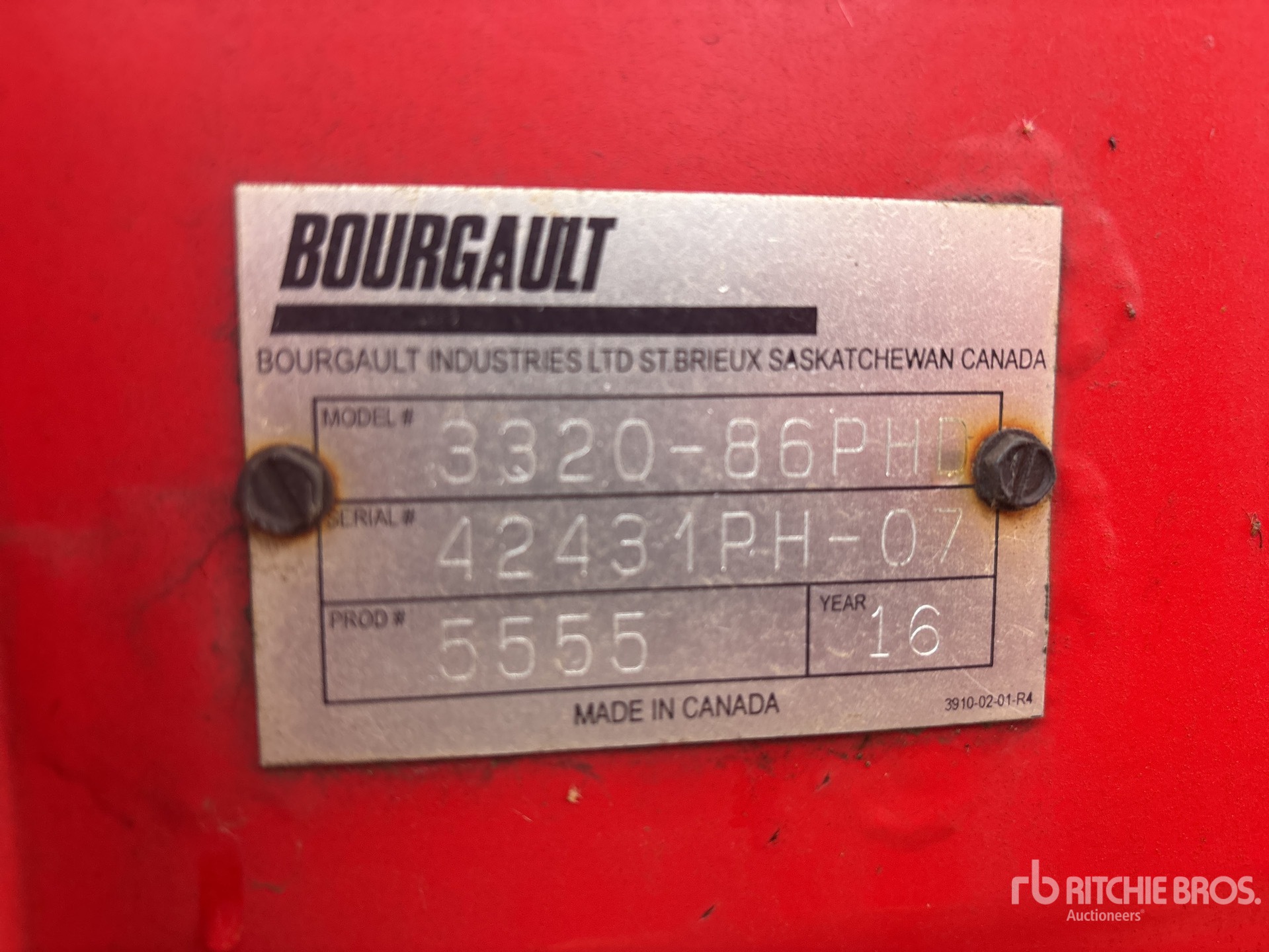 2016 Bourgault 3320-86 PHD