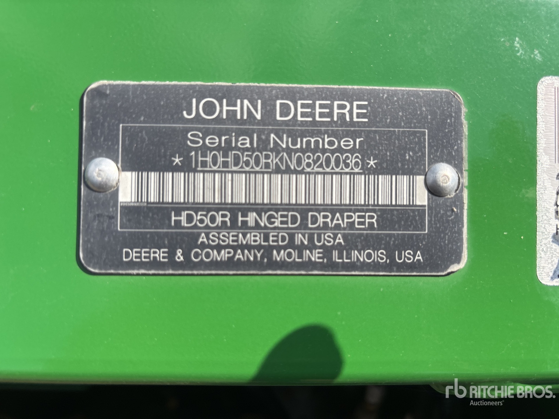2022 John Deere HD50R