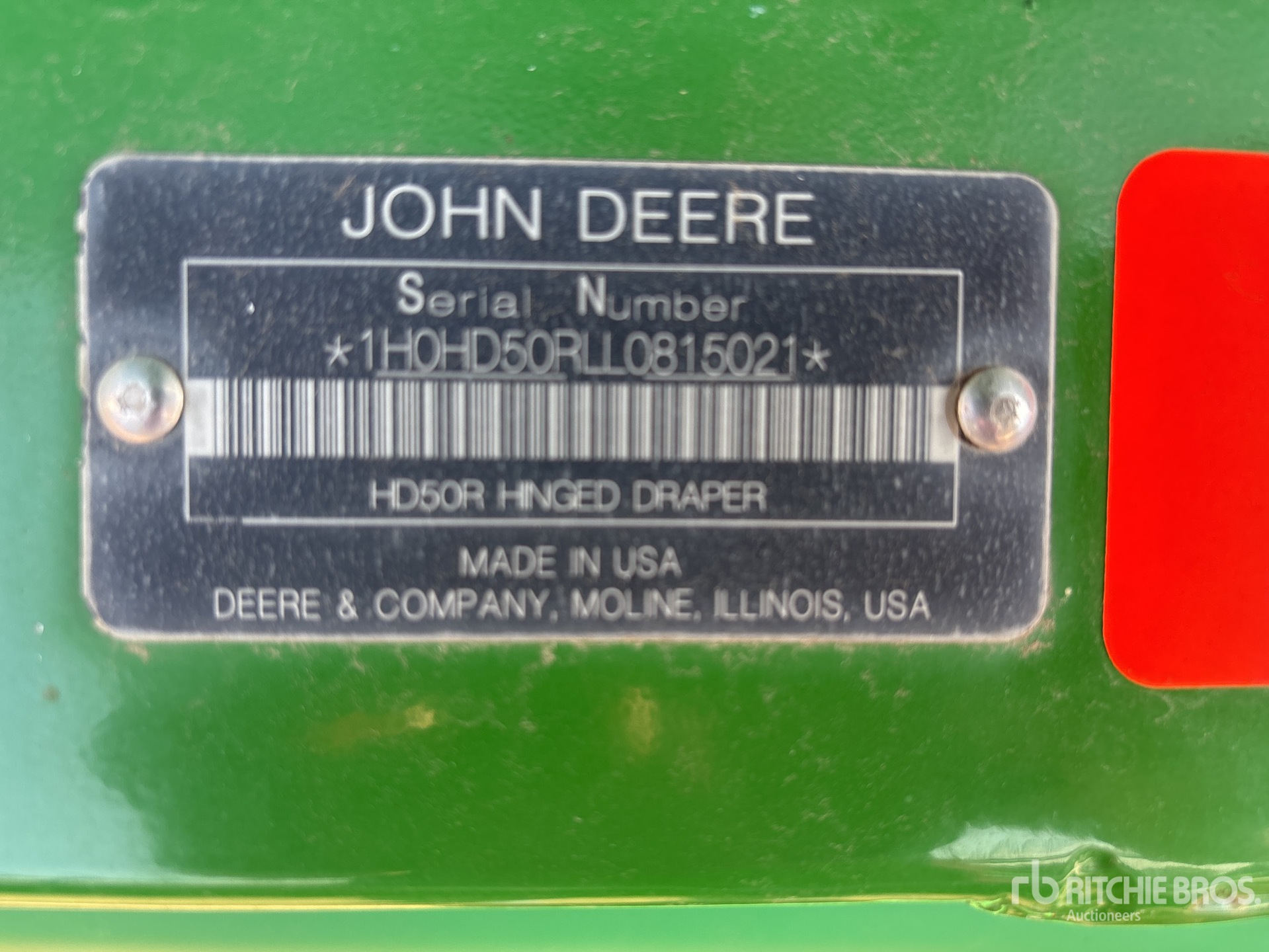 2021 John Deere HD50R