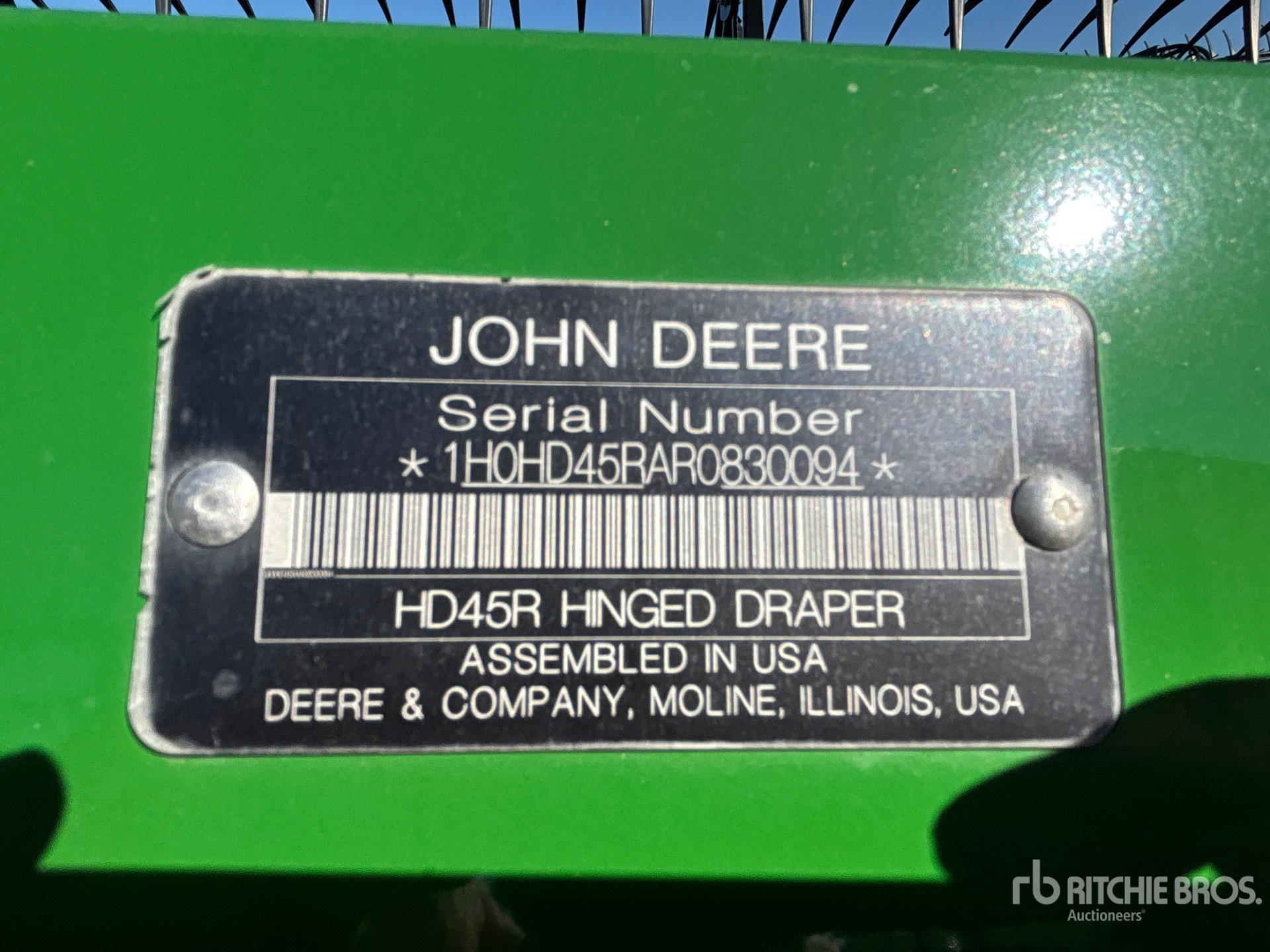 2024 John Deere HD45R