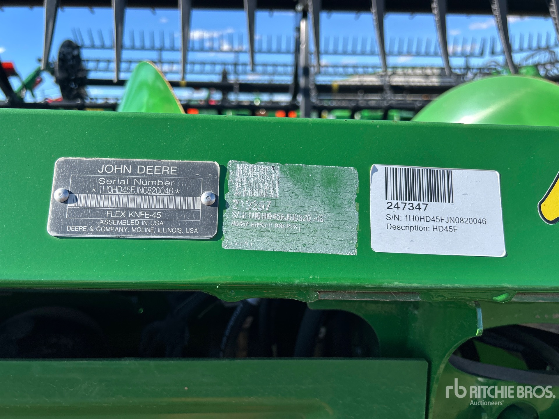 2022 John Deere HD45F
