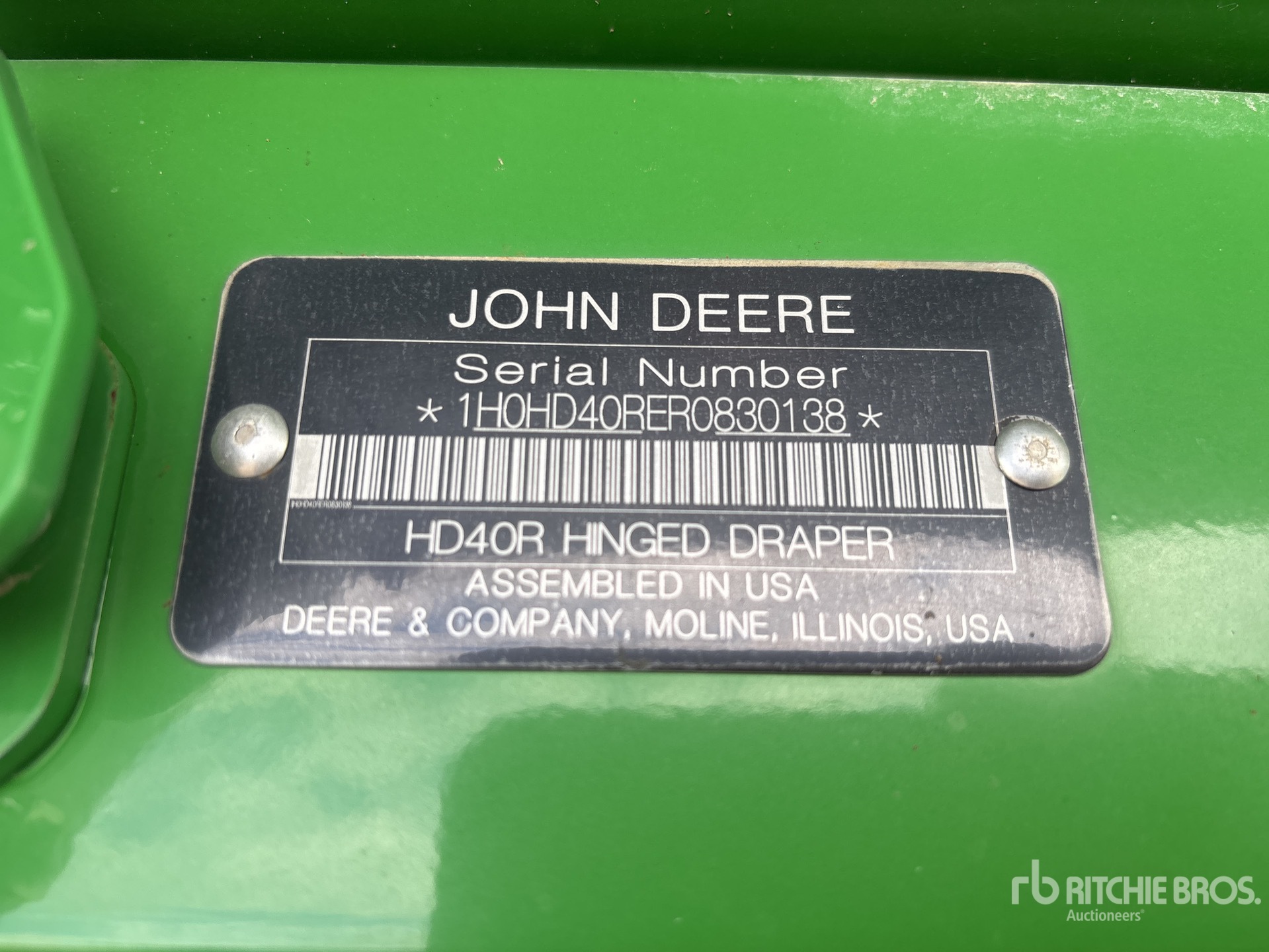 2024 John Deere HD40R