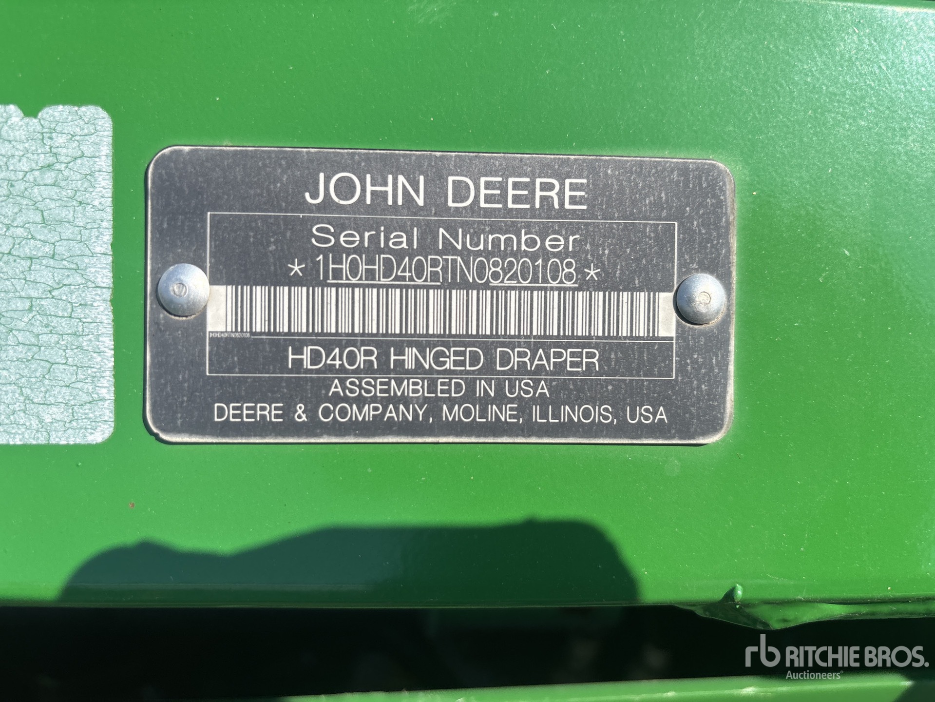 2022 John Deere HD40R
