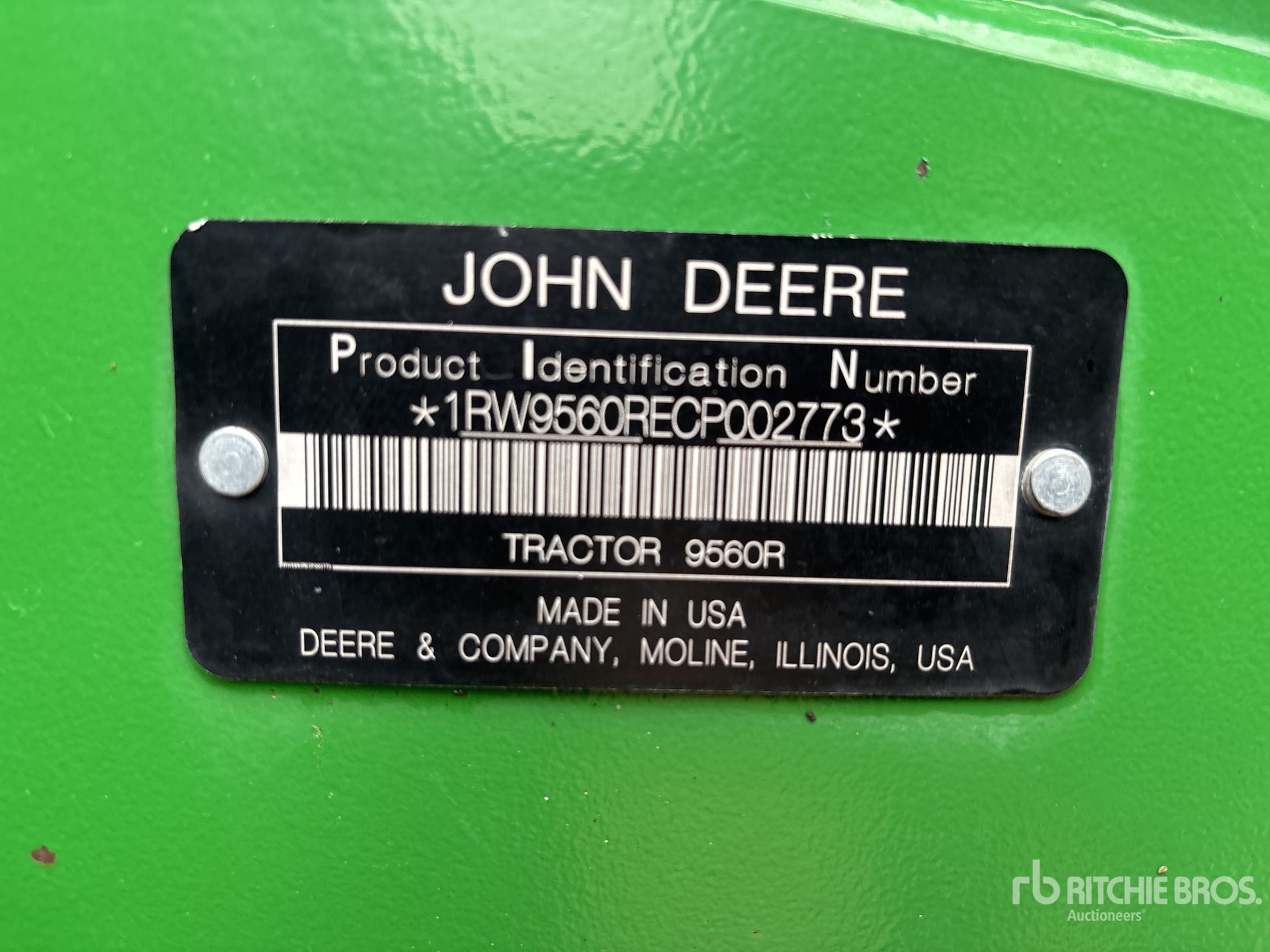 2012 John Deere 9560R