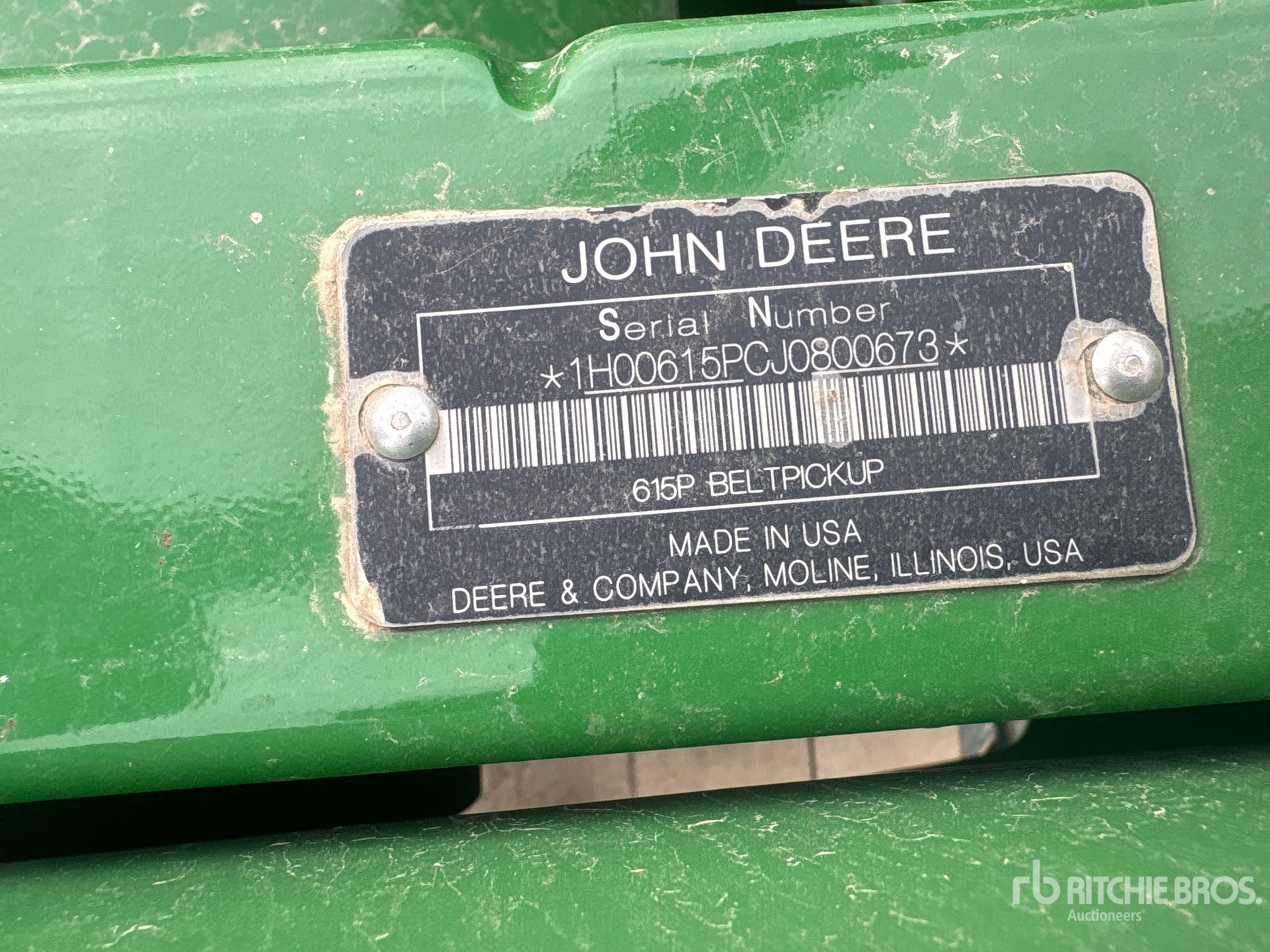 2016 John Deere 615P