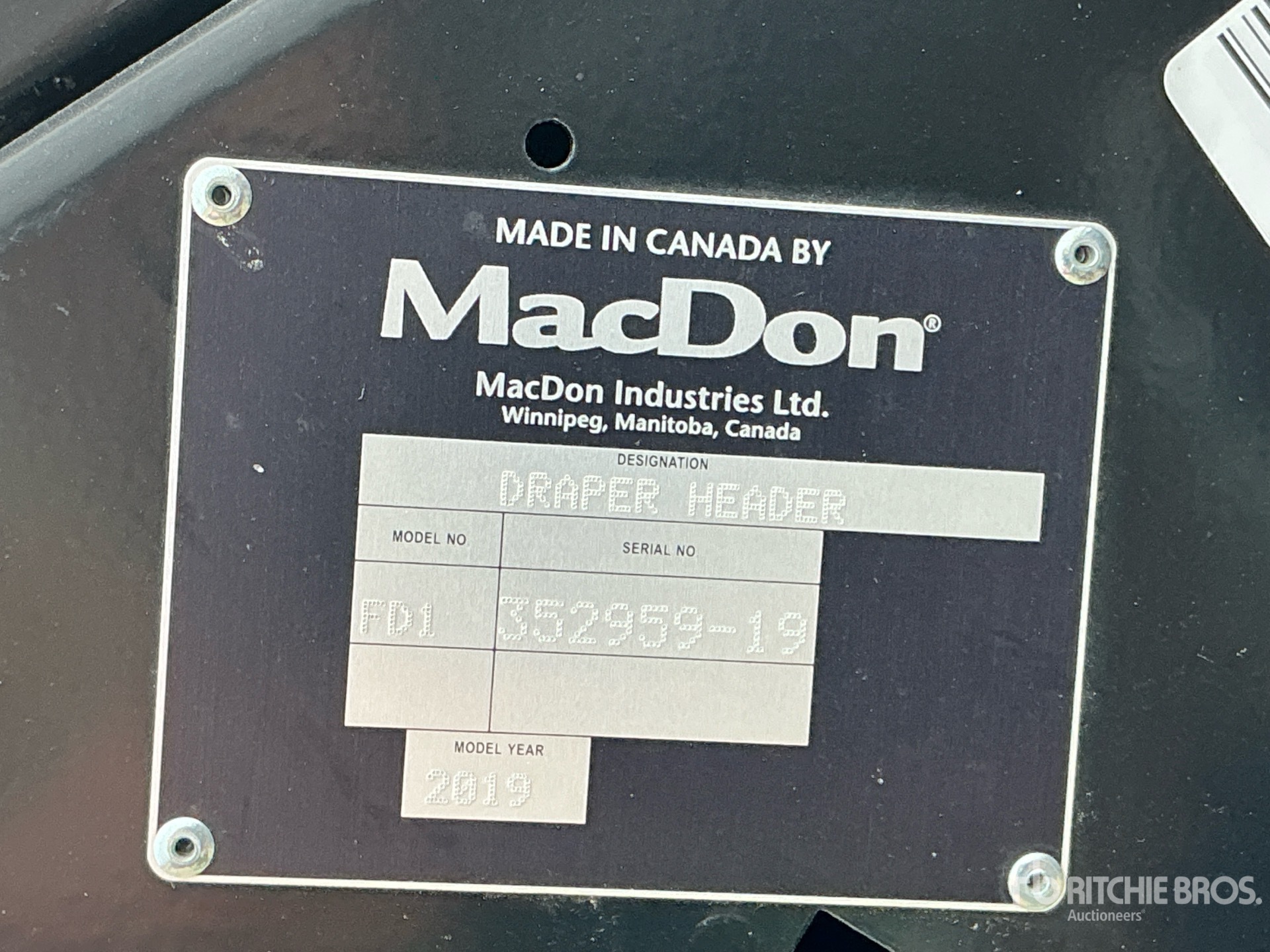 2019 Macdon FD145