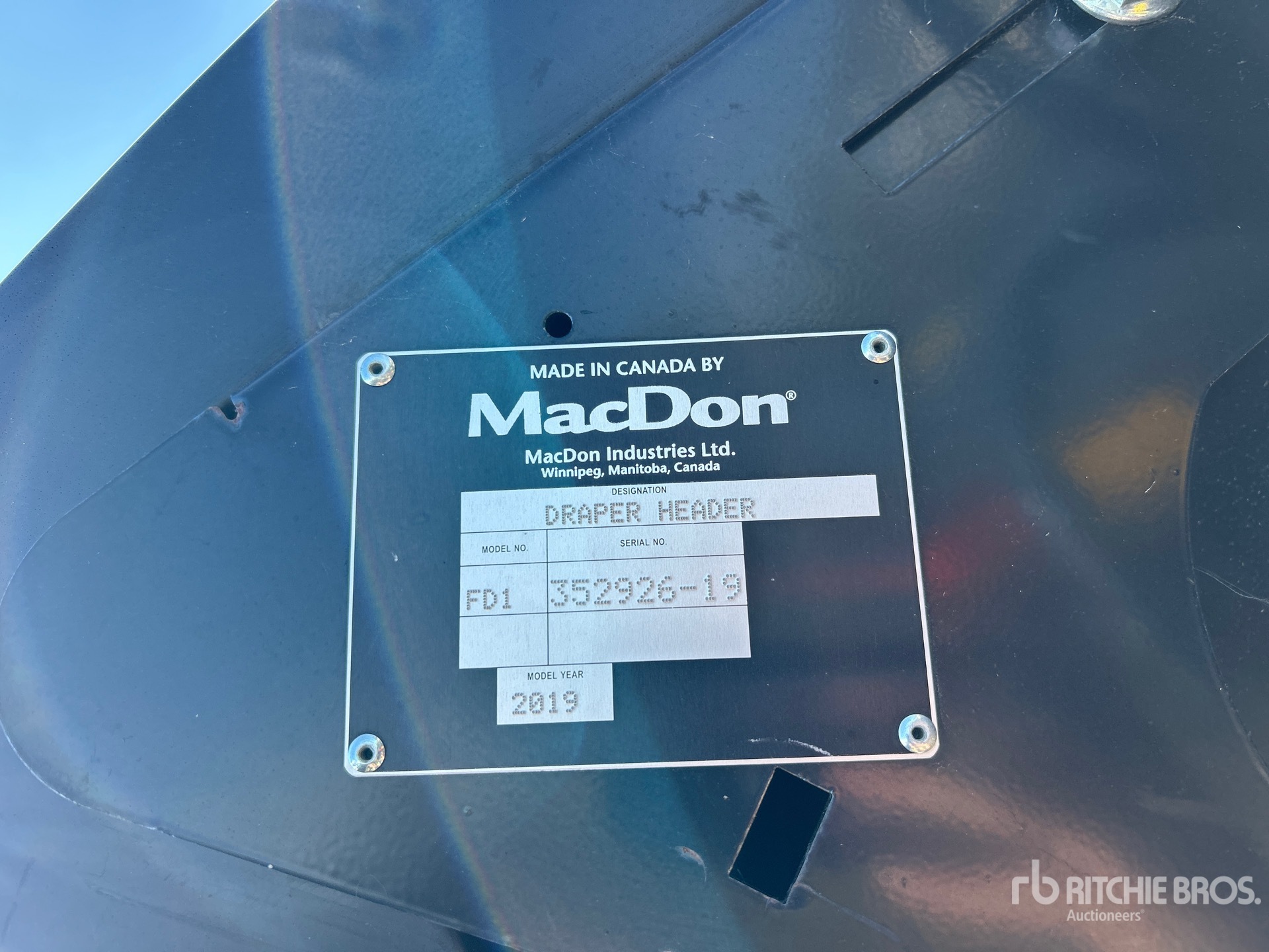 2019 Macdon FD145
