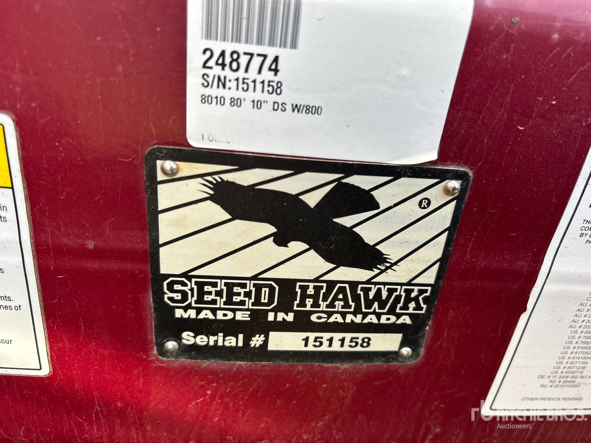 2015 Seed Hawk 8010