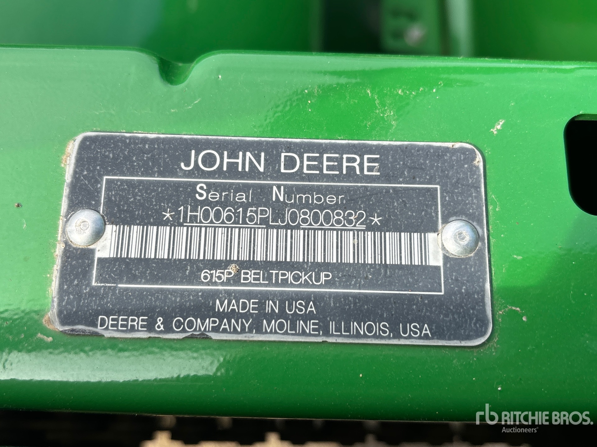 2018 John Deere 615P