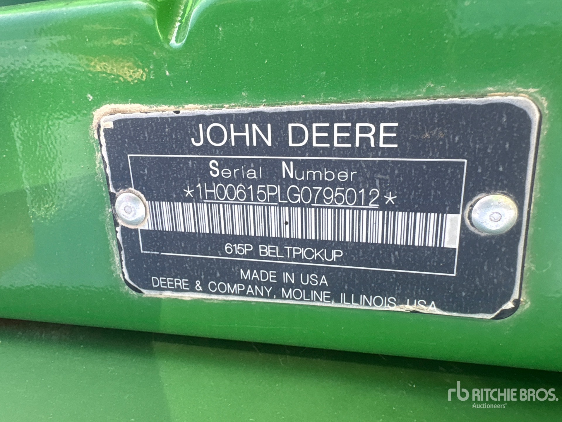 2017 John Deere 615P