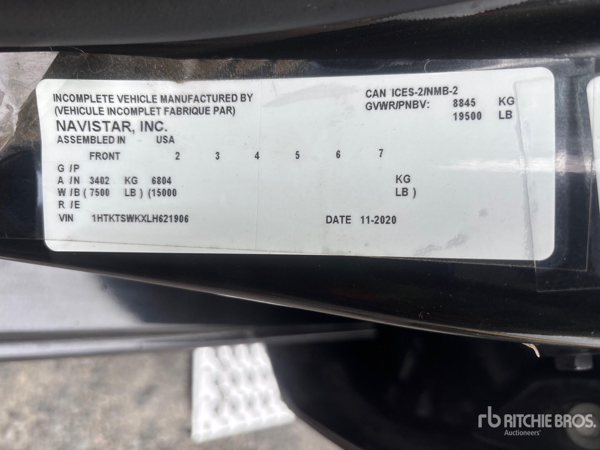 2020 International CV515