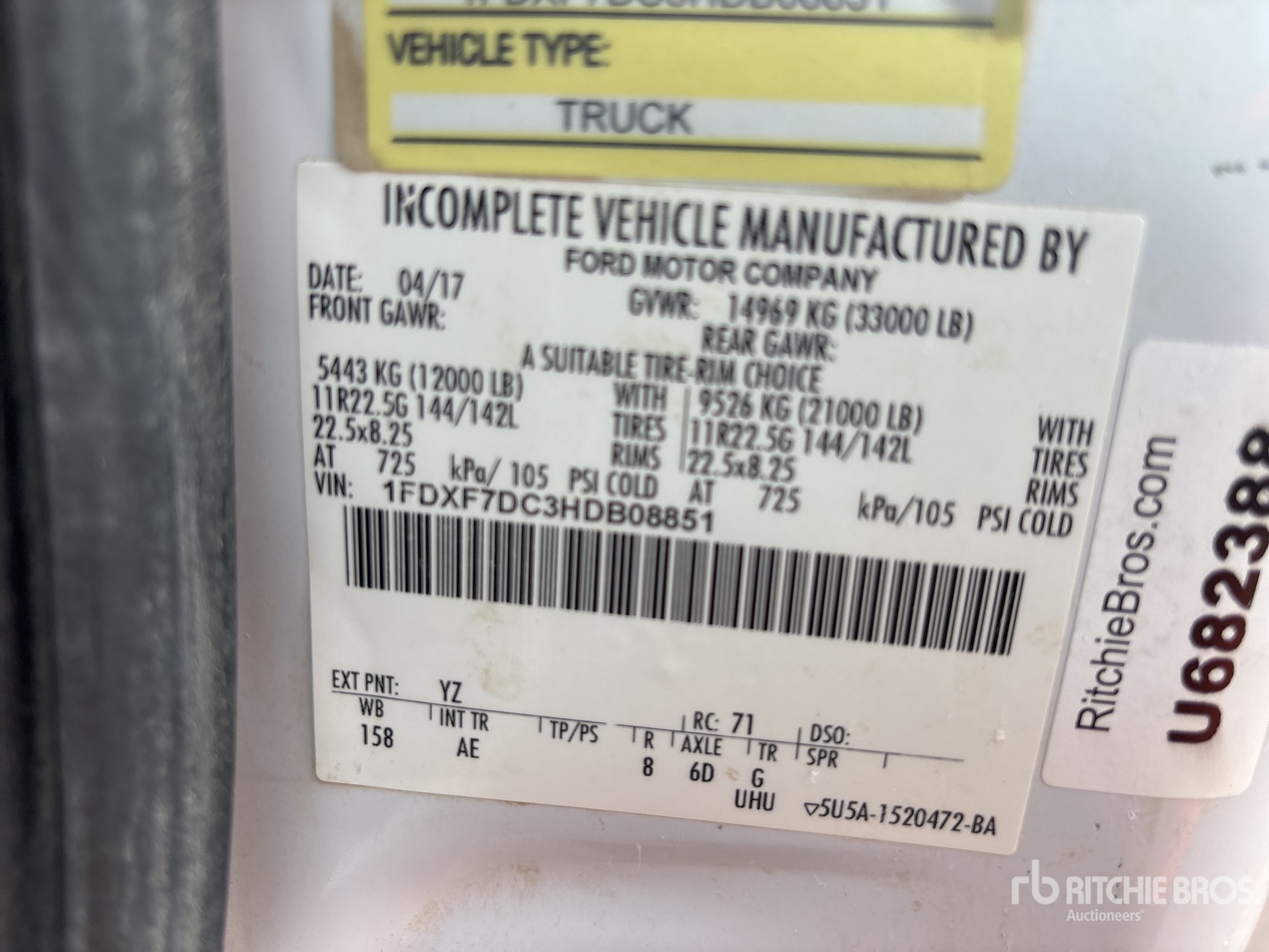 2017 Ford F-750