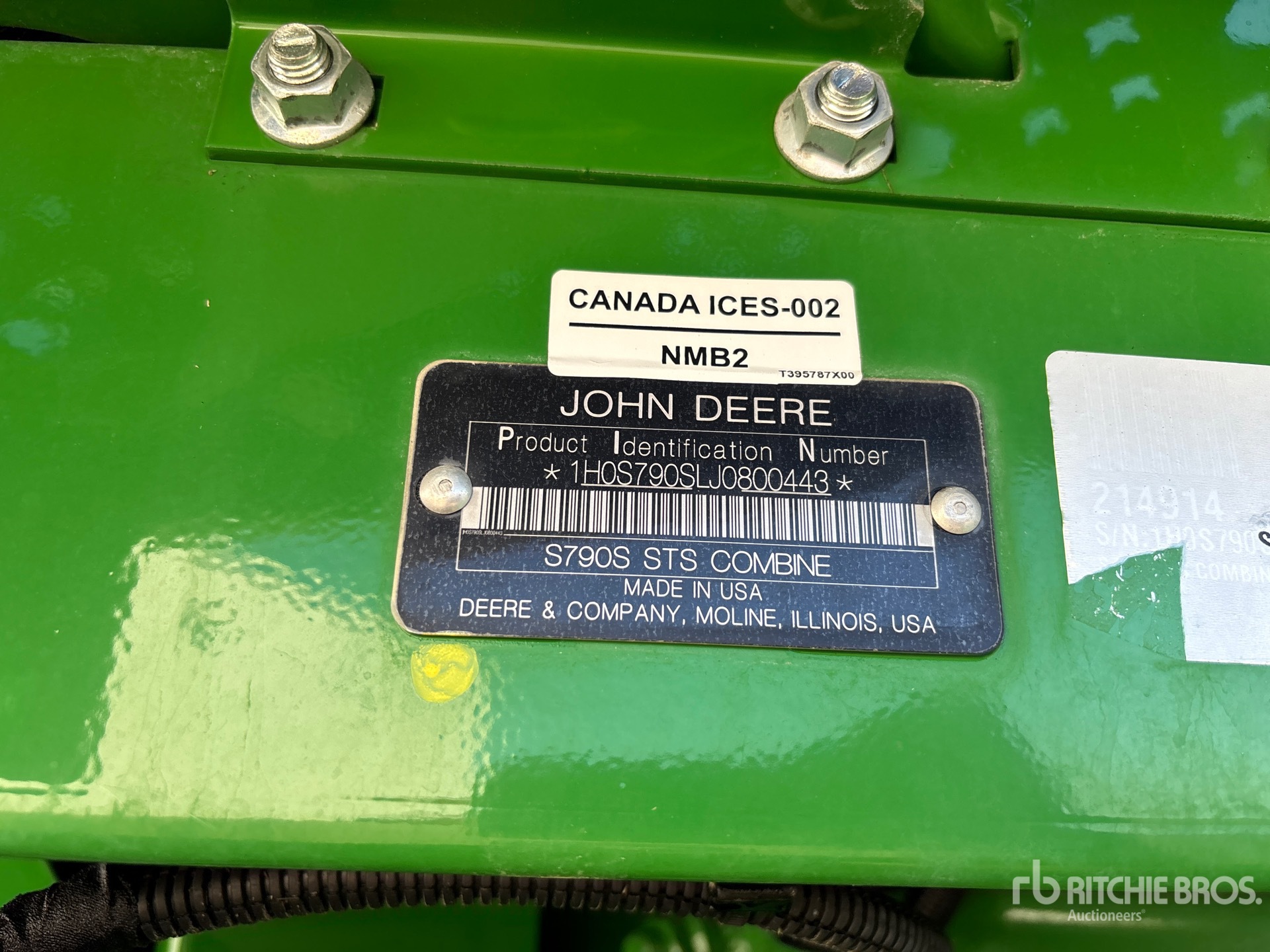 2018 John Deere S790