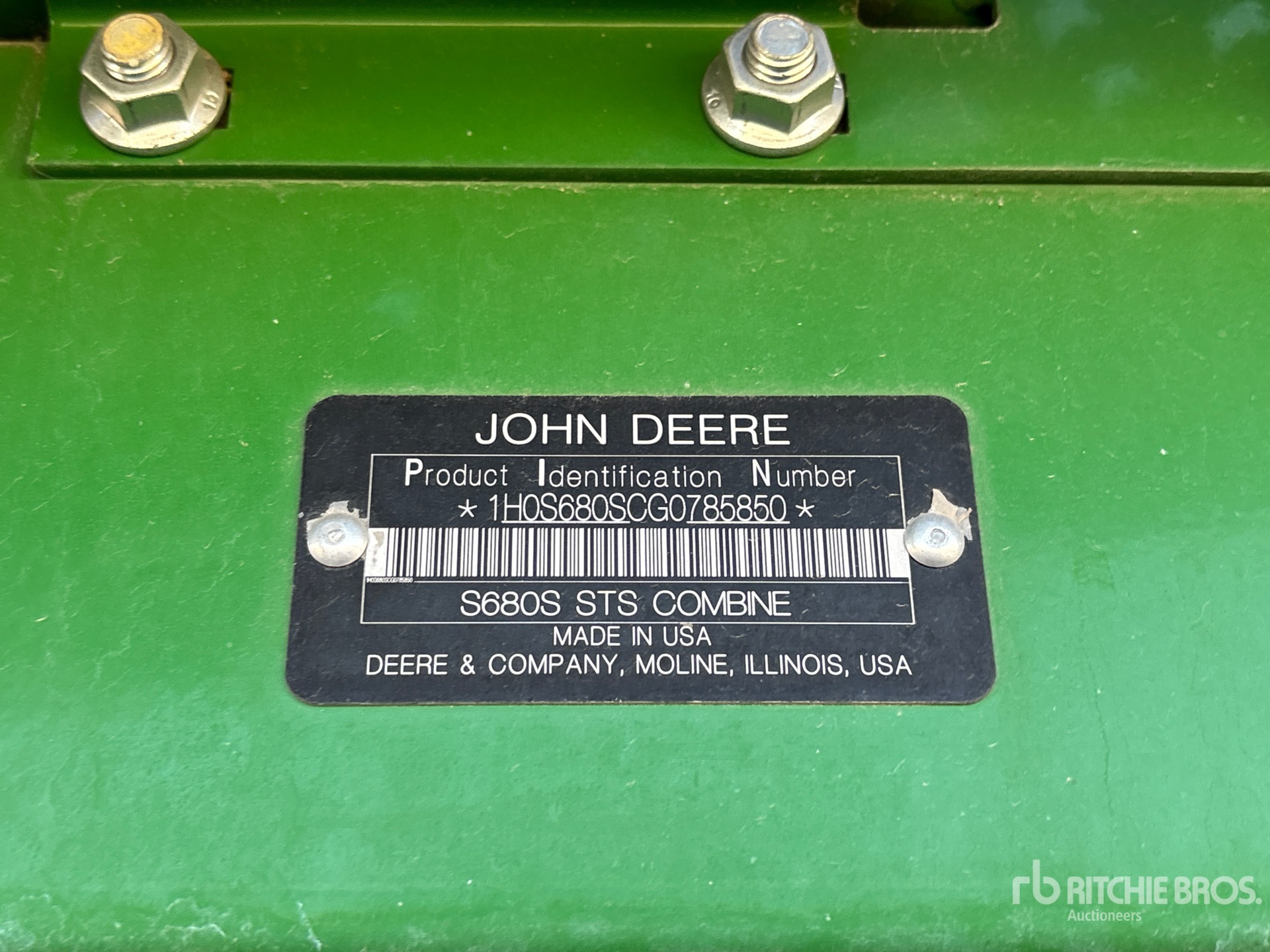 2016 John Deere S680