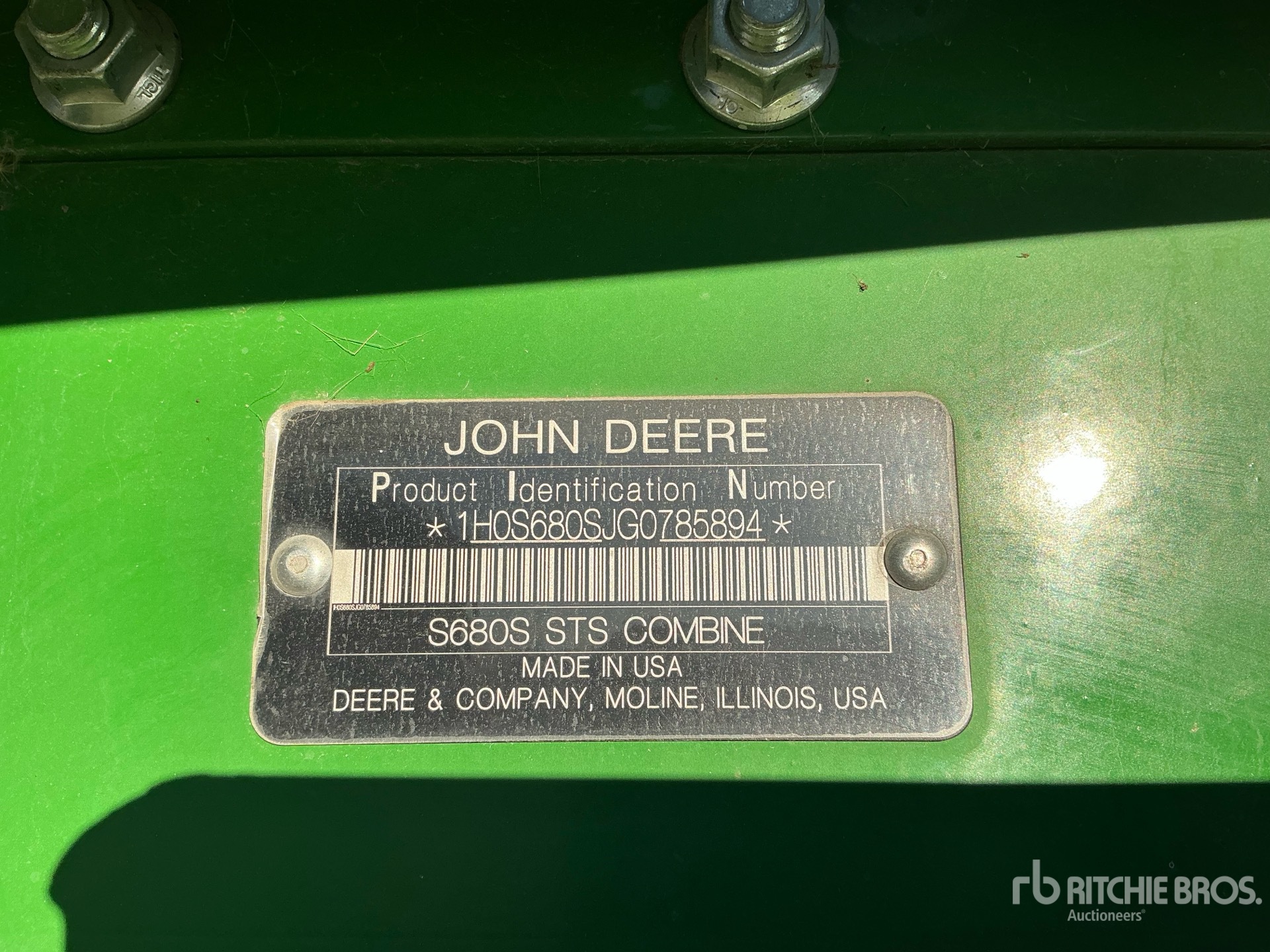 2016 John Deere S680