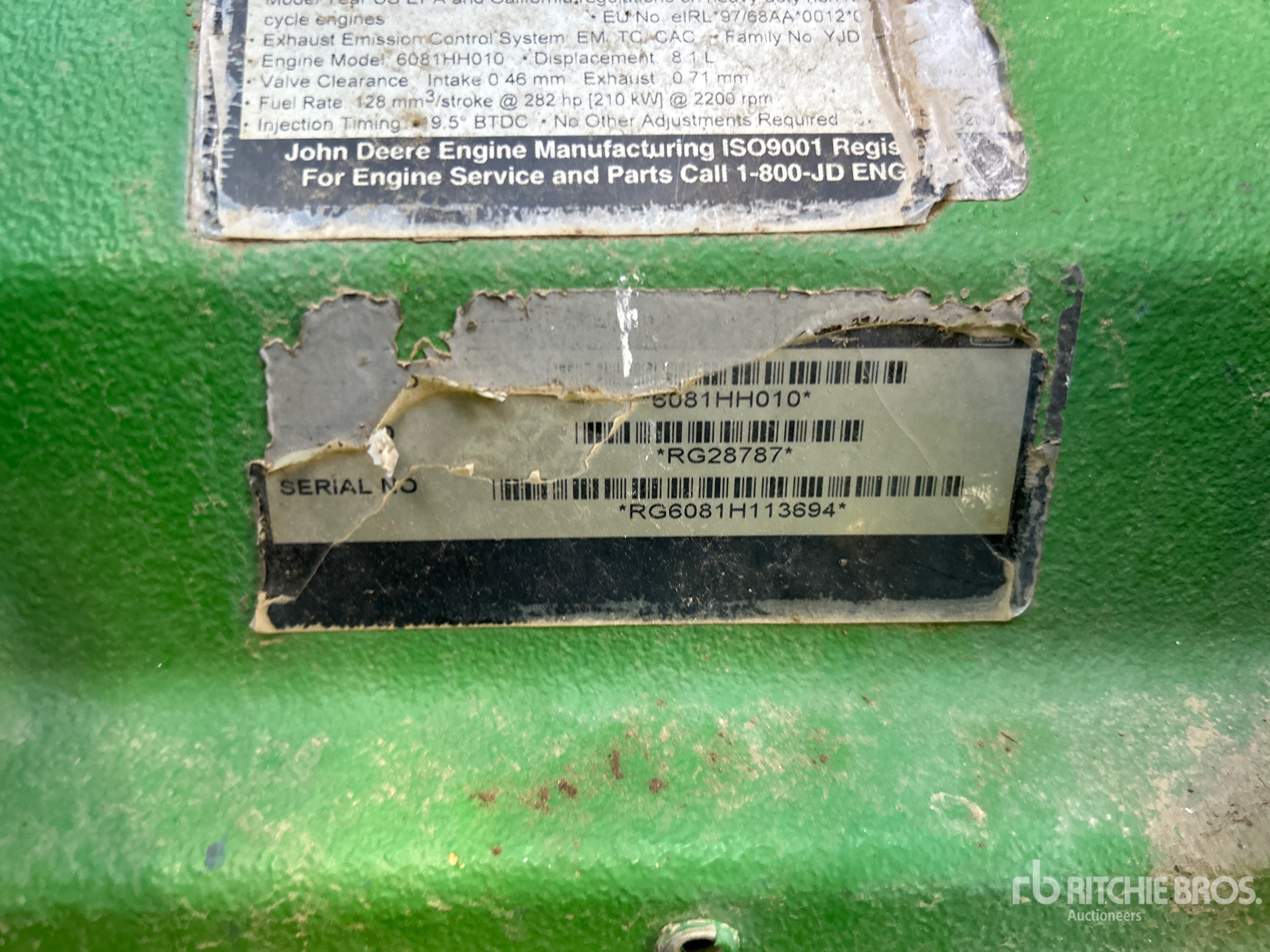 2000 John Deere 9650W
