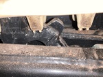 Rubber Track Undercarriage with Front Idler Wear