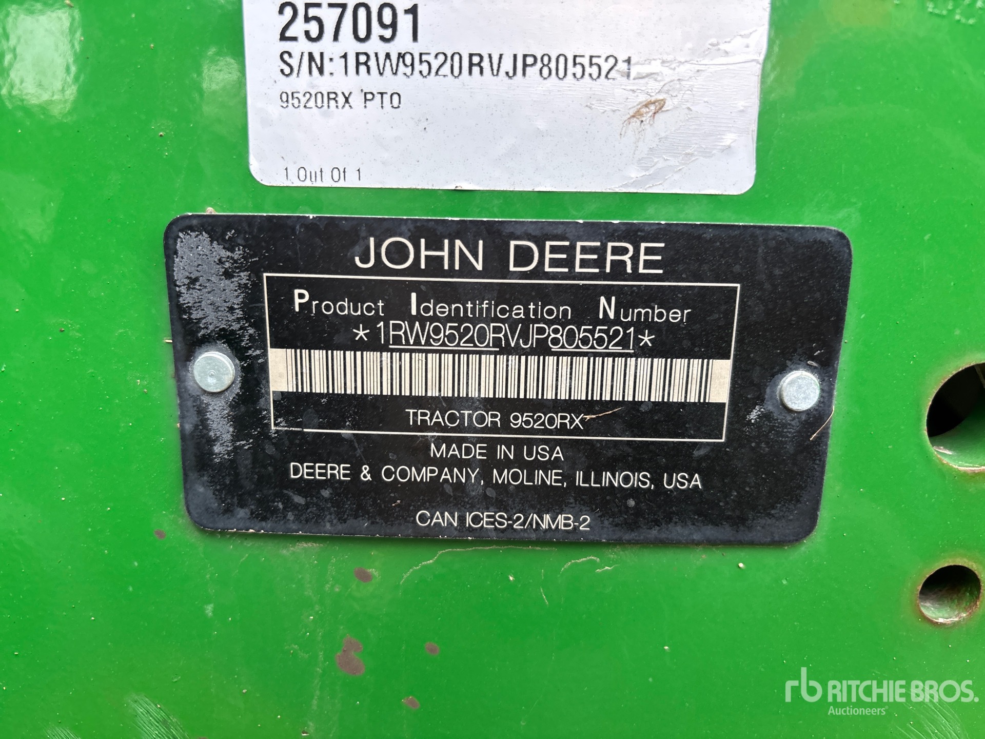 2018 John Deere 9520RX