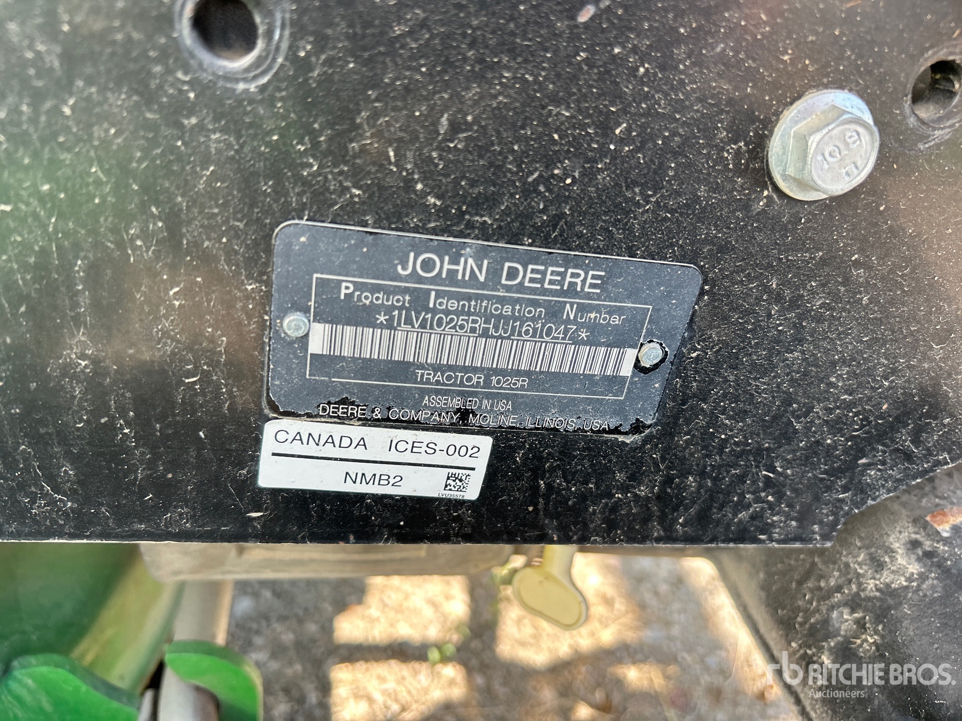 2018 John Deere 1025R