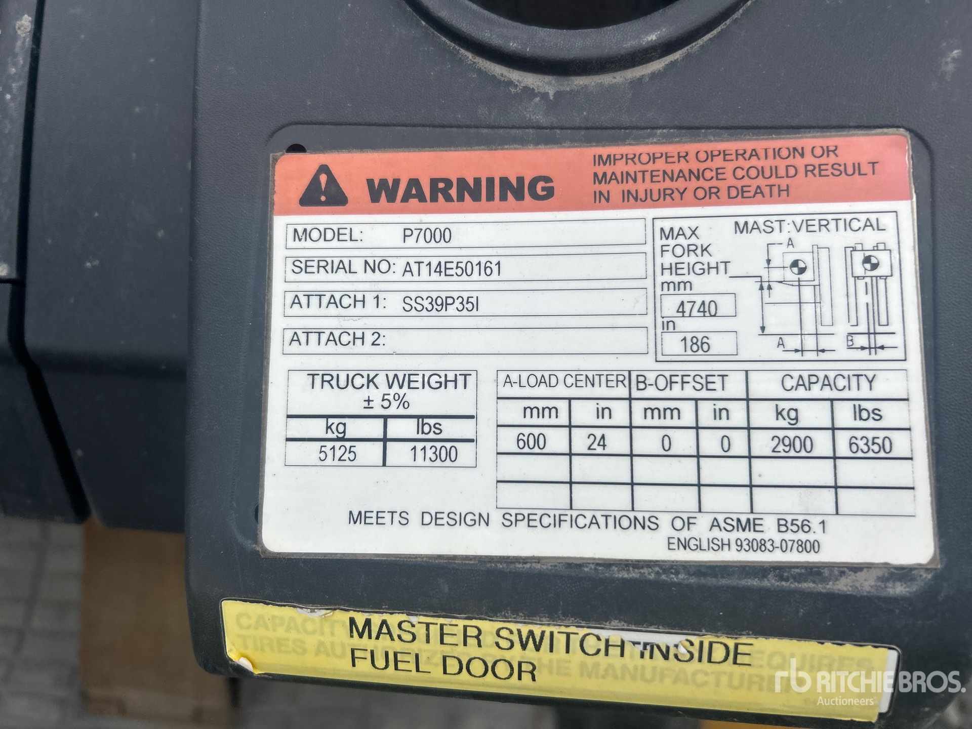 2005 Caterpillar P7000