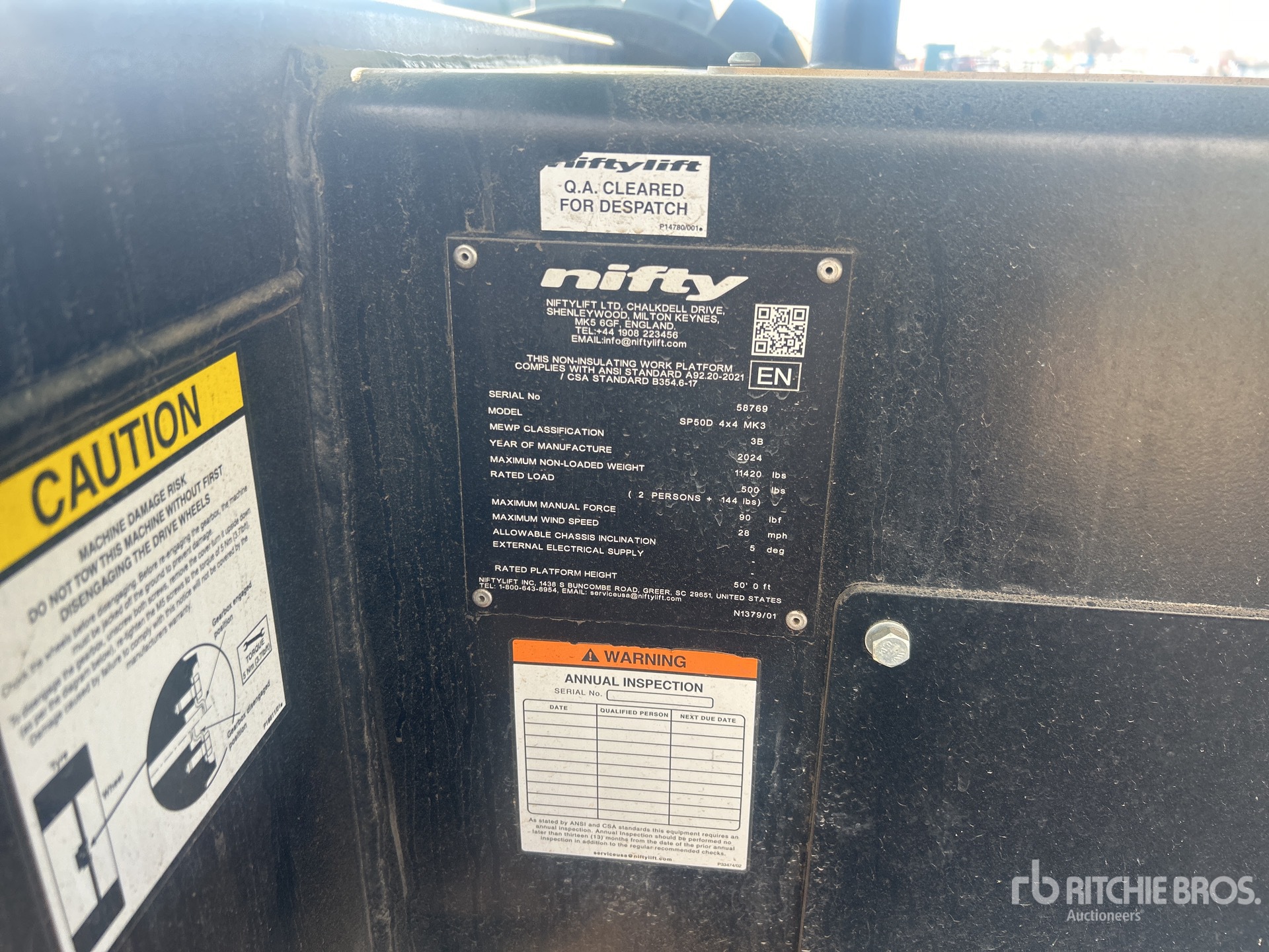 2024 Niftylift SP50