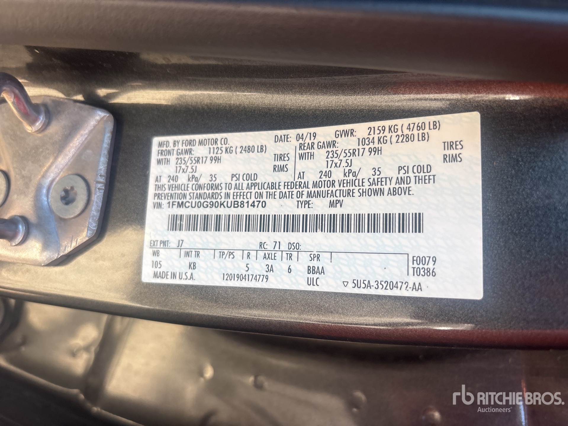 2019 Ford Escape