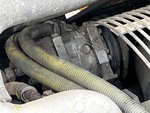 Engine with A/C Compressor