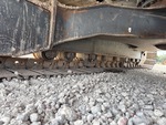 Undercarriage with Left Track Rollers
