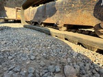 Undercarriage with Left Track Rollers