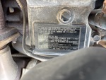 Motor with Emission Label