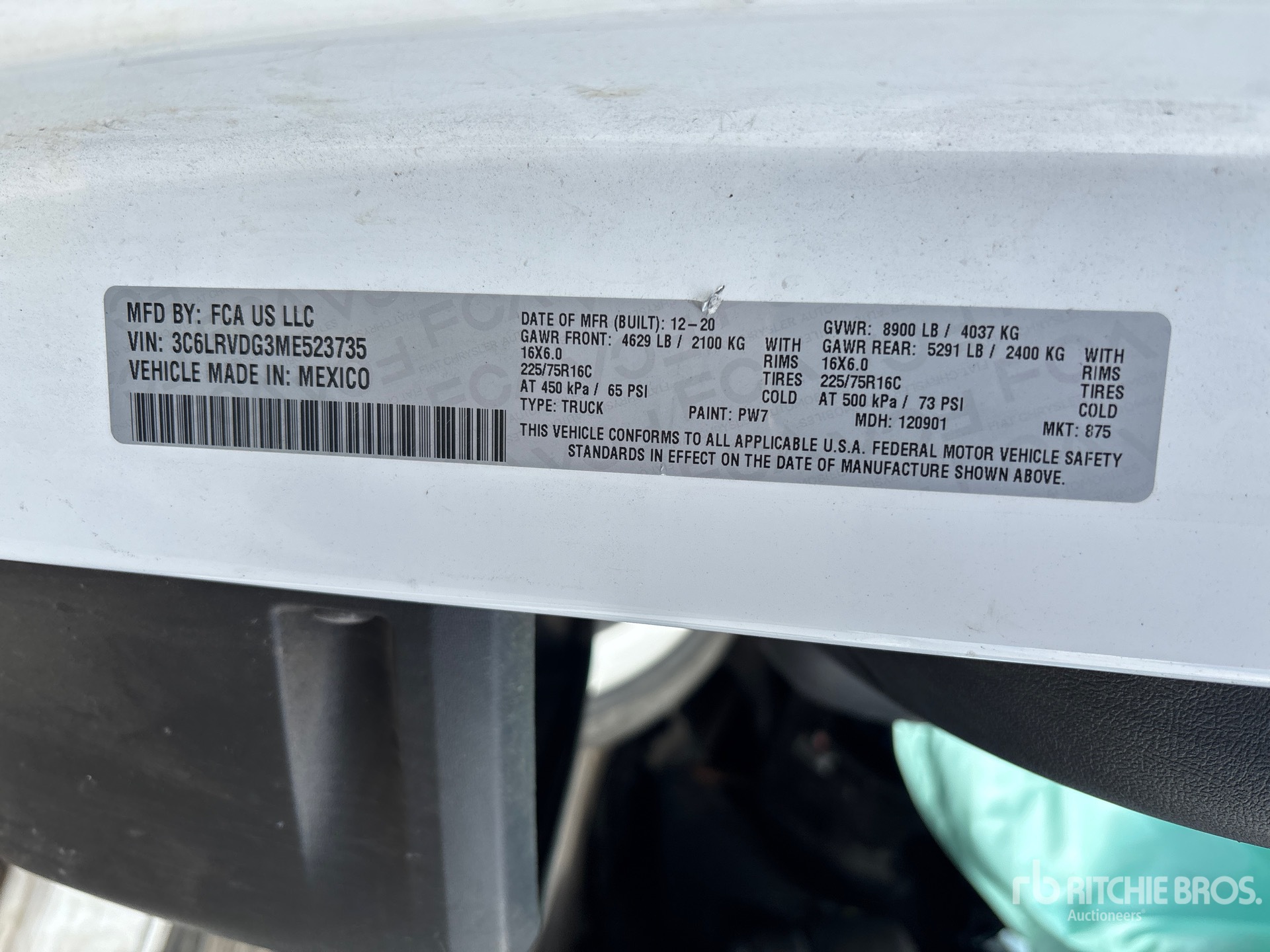 2021 Ram PROMASTER 2500