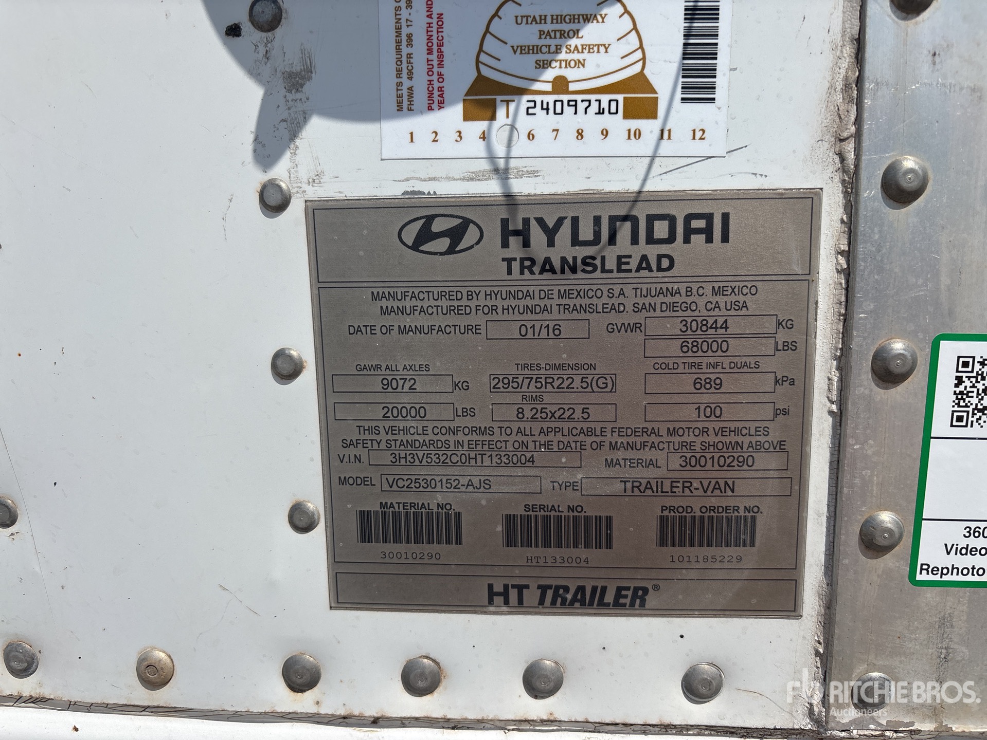 2017 Hyundai VC2530152-AJS