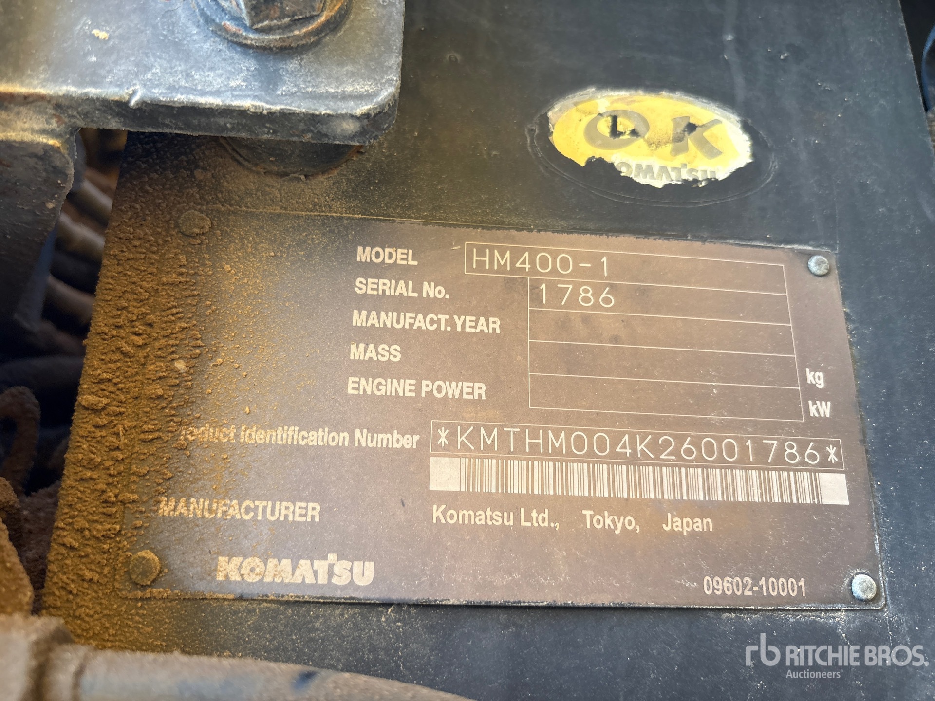 2008 Komatsu HM400