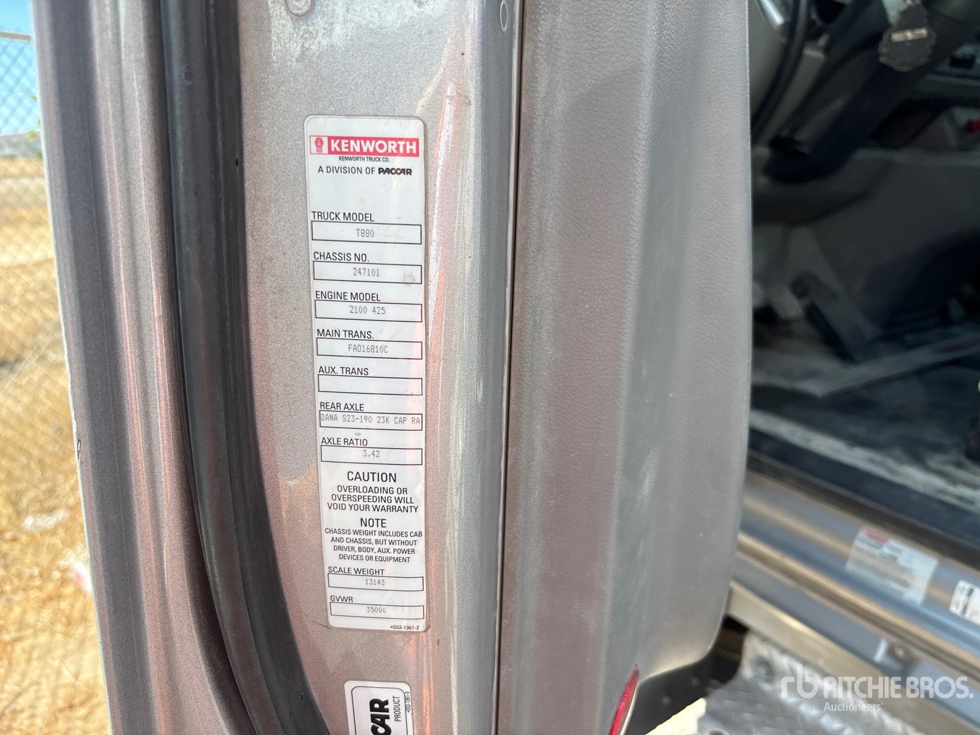 2019 Kenworth T880