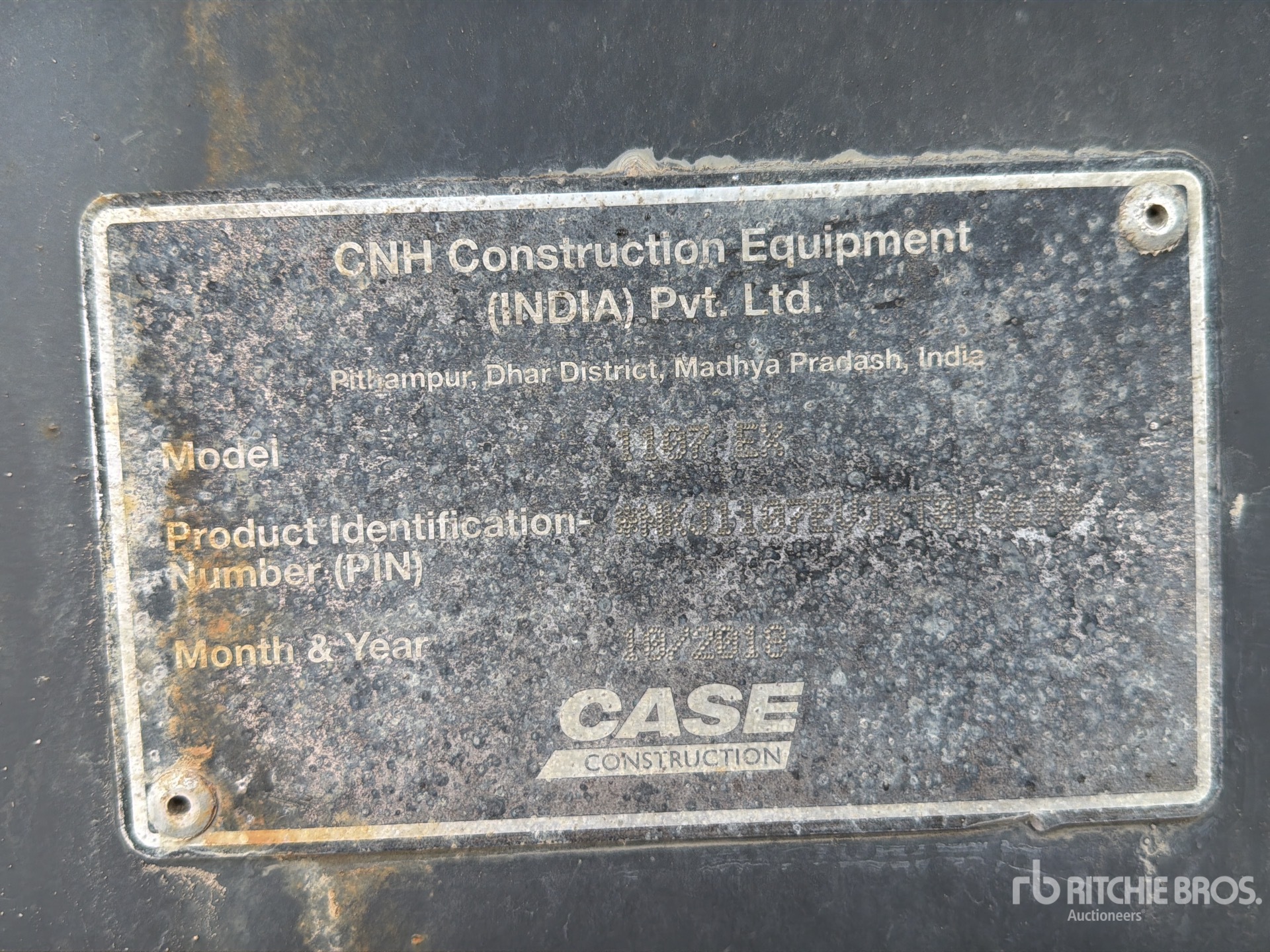 2018 Case 1107EX